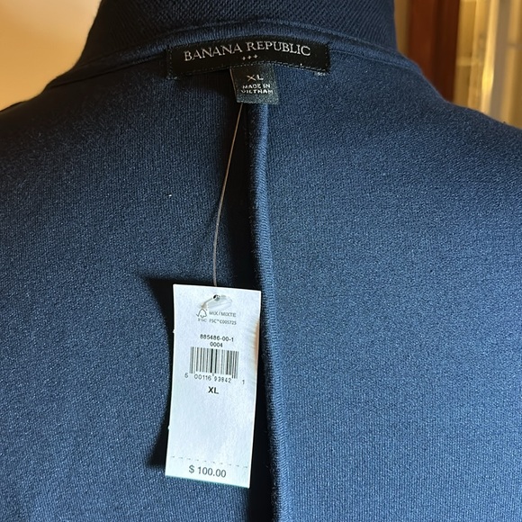 NWT Banana Republic Factory Navy Blazer XL - Picture 6 of 11